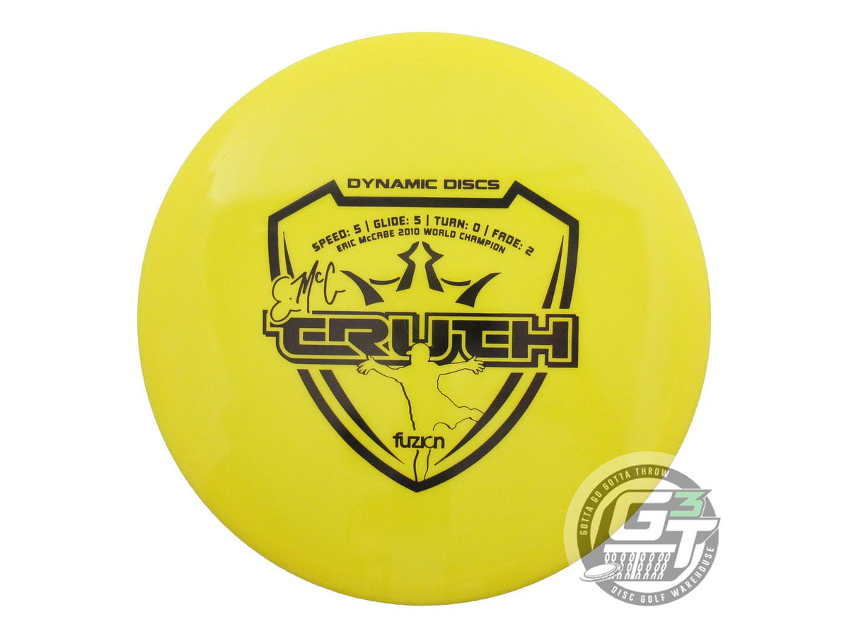 USED Dynamic Discs Fuzion EMAC Truth 175g Yellow Black Stamp Midrange ...