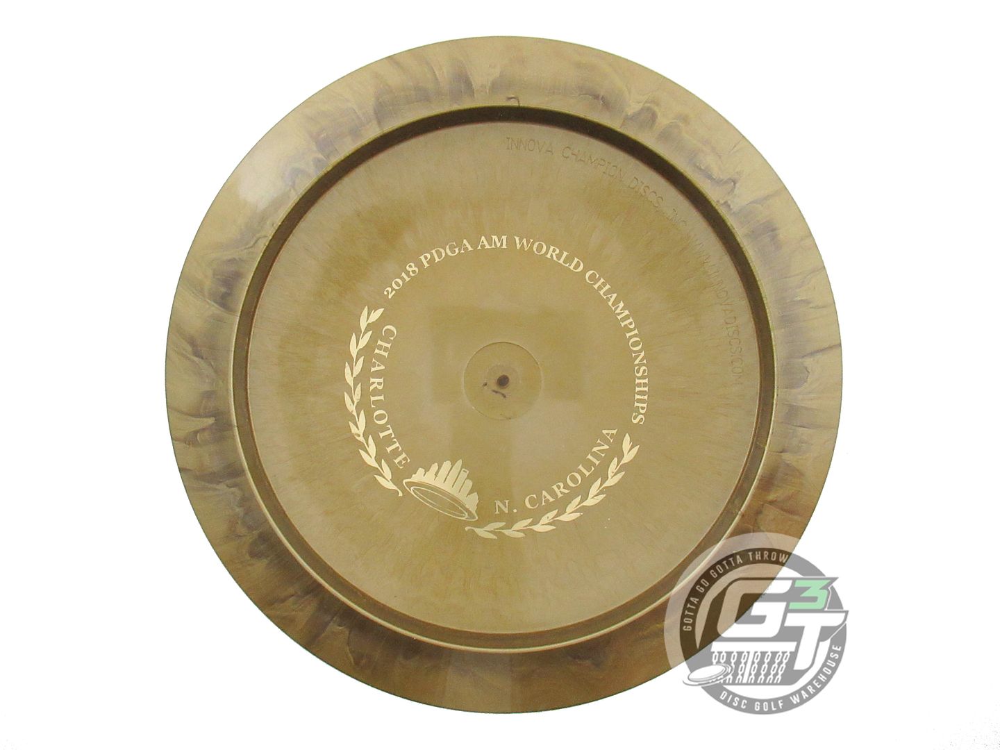 USED Innova [PDGA AM WORLDS] Shimmer Star Destroyer 175g Bronze Gold Driver Disc
