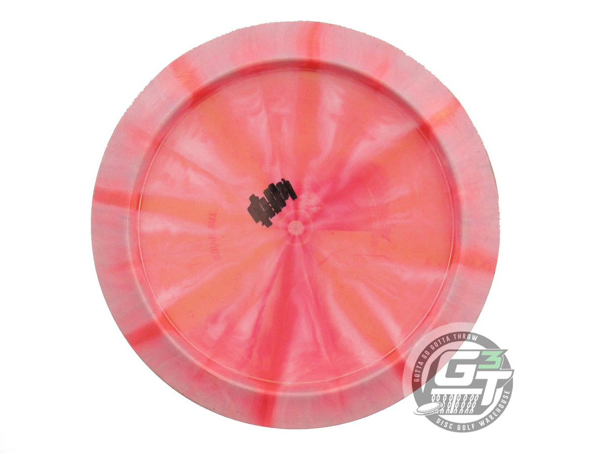 USED Dynamic Discs Fuzion Burst Trespass 172g Red-Pink Distance Driver Golf Disc