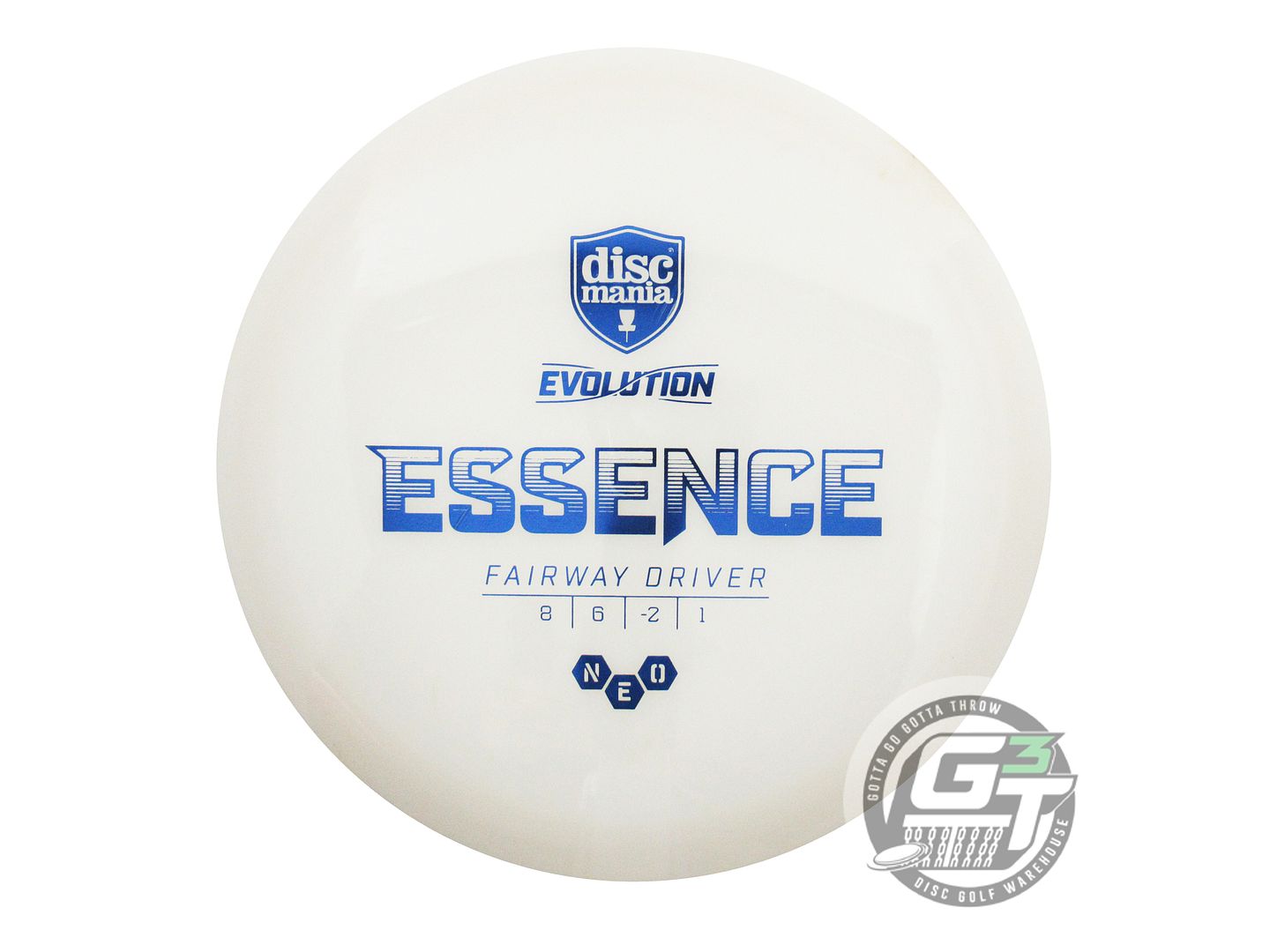 USED DiscMania Neo Essence 171g Smoke Blue Foil Driver Golf Disc