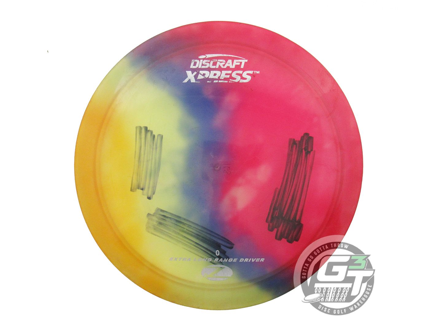 USED Discraft FlyDye Z Xpress 168g Swirl OOP Fairway Driver Golf Disc
