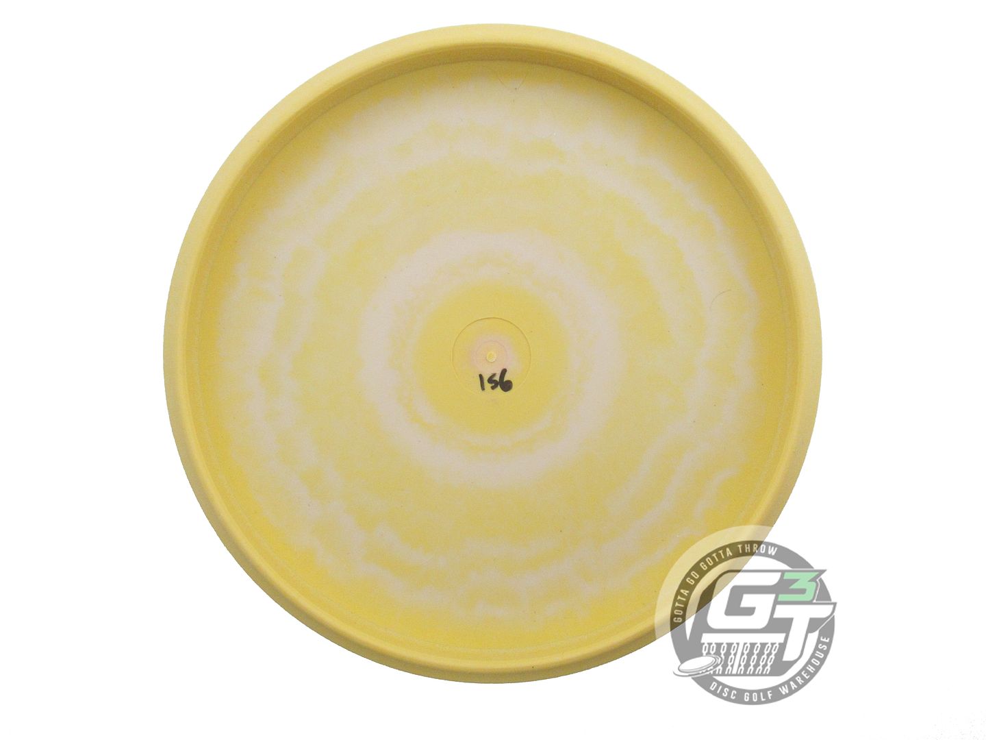 NOS Lightning SureGrip #2 Upshot 156g Yellow Purple Stamp Putter Golf Disc