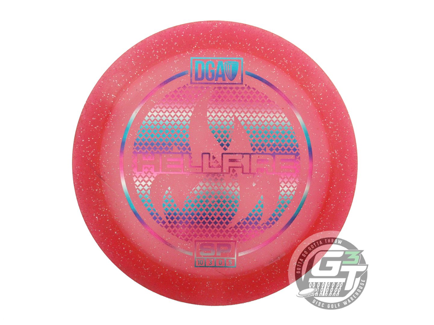 USED DGA SP Line Hellfire 173g Pink Miami Foil Fairway Driver Golf Disc