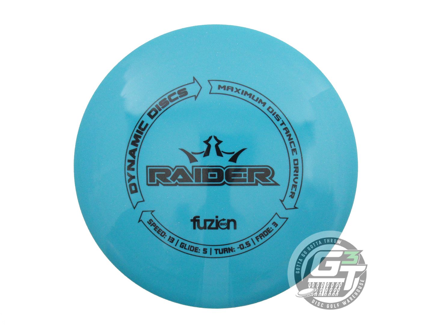 USED Dynamic Discs BioFuzion Raider 176g Teal Black Stamp Driver Golf Disc