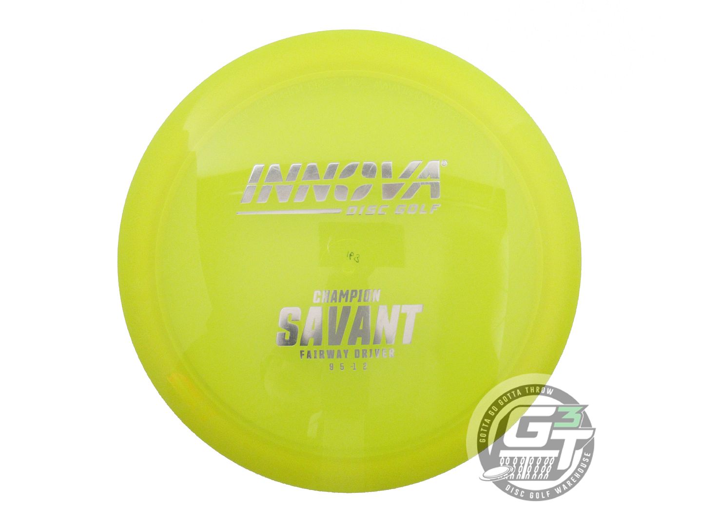 USED Innova Champion Savant 168g Yellow Silver Foil Driver Golf Disc