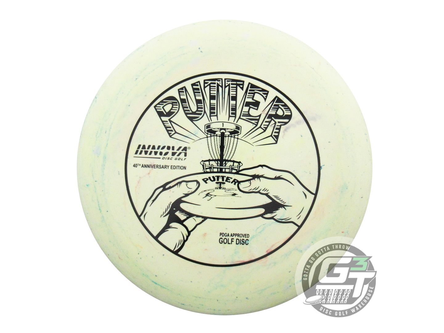 USED Innova [40 YEAR] Galactic Pro Classic Aviar 175g Black Stamp Putter Disc