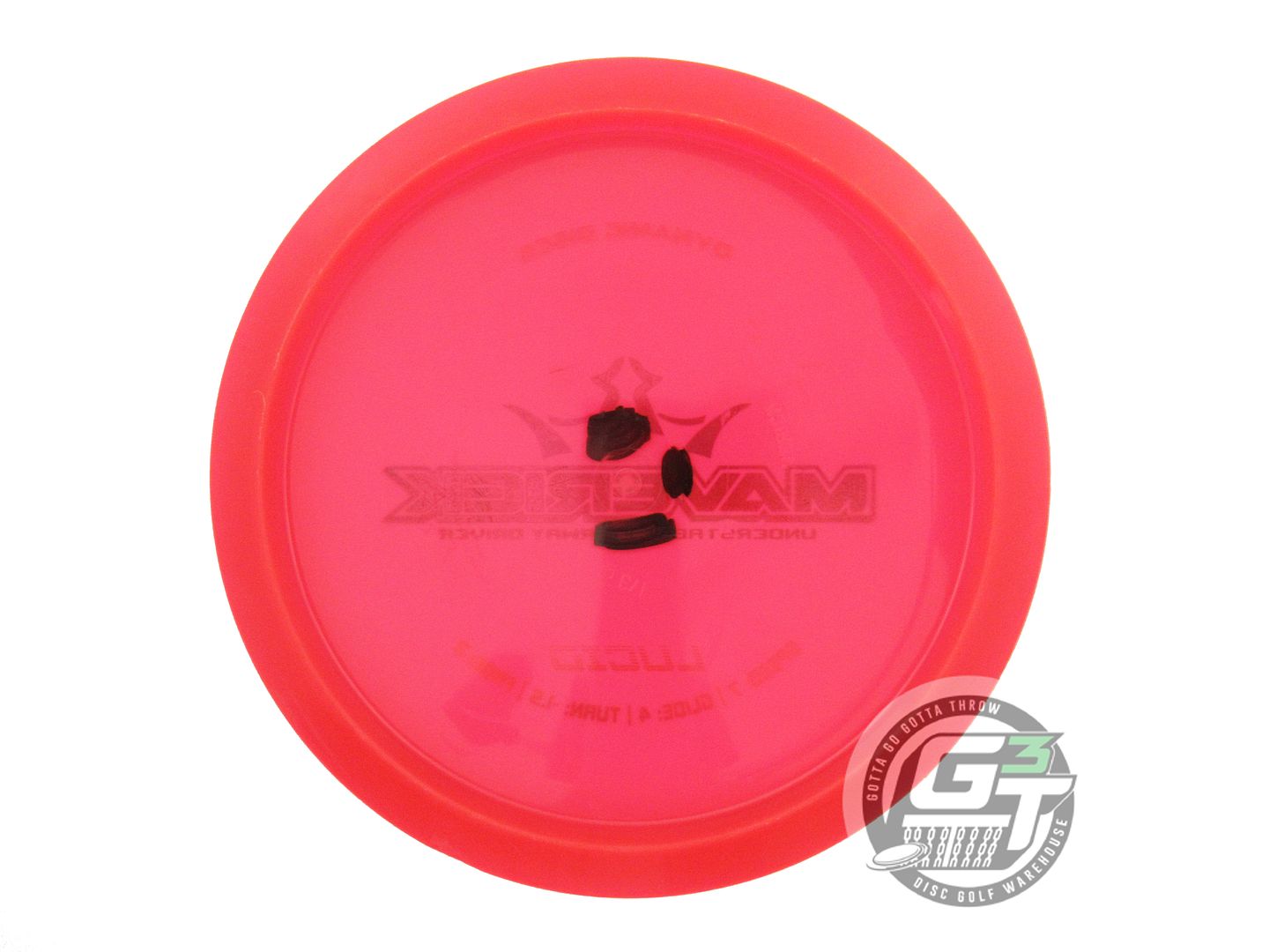 USED Dynamic Discs Lucid Maverick 173g Red Rainbow Foil Distance Driver Disc