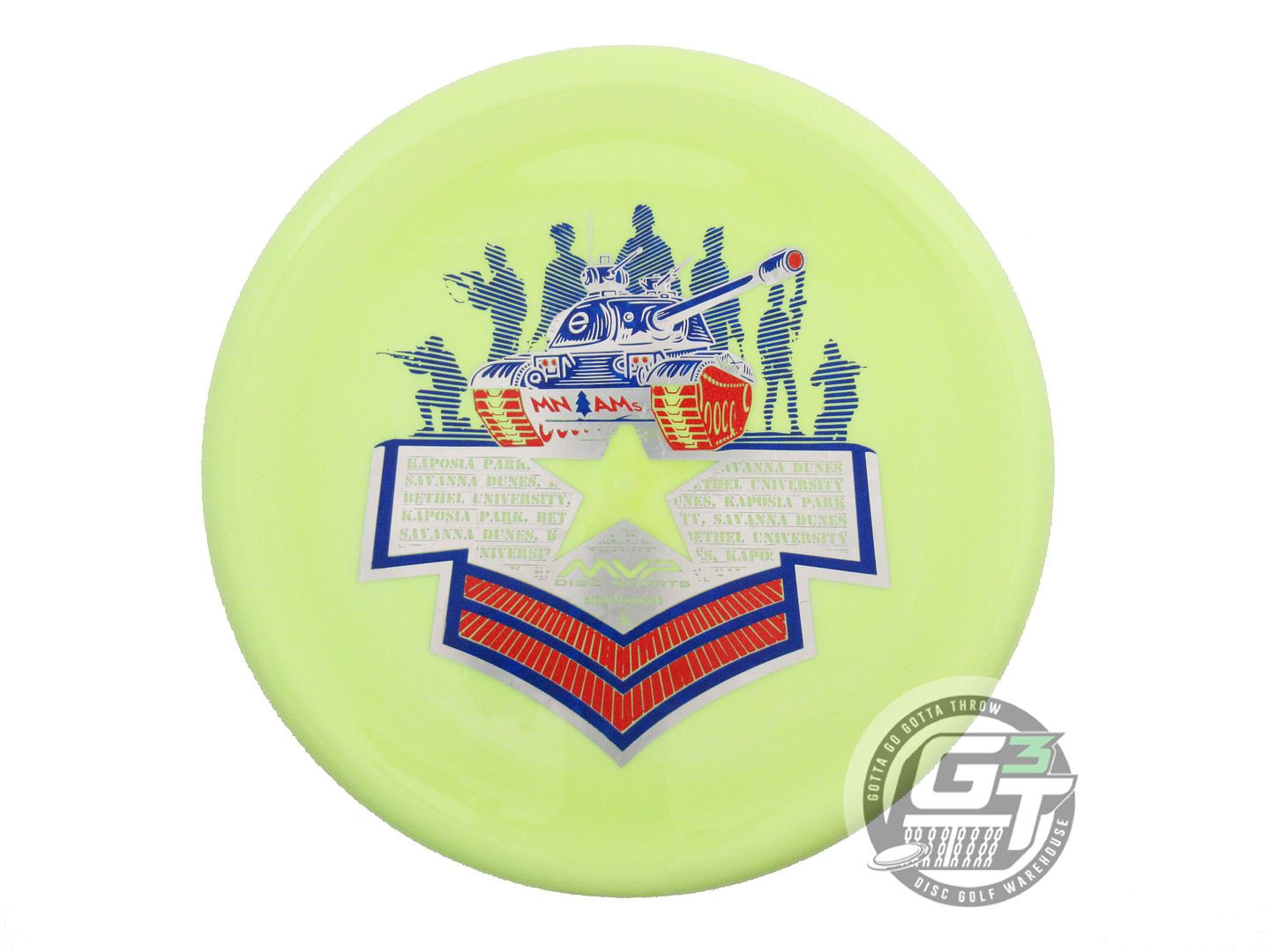 NOS Streamline Discs [MN AMs] Neutron Range 173g Yellow Putter Golf Disc