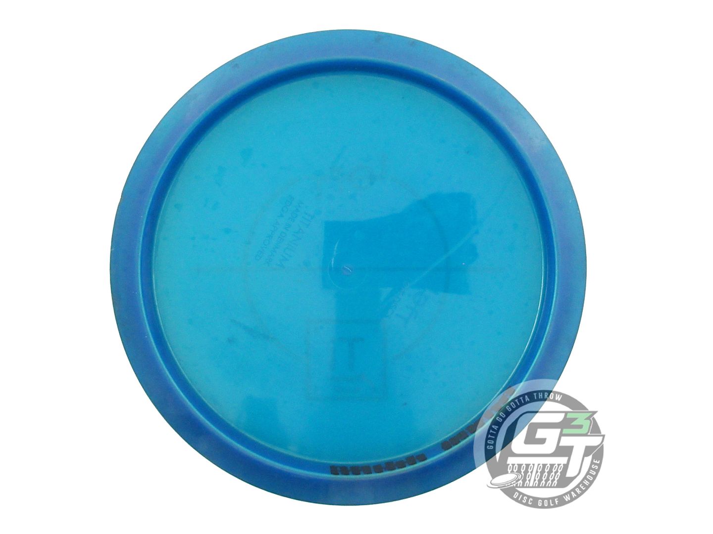 USED Loft Discs Alpha Solid Titanium 175g Blue Gold Foil Fairway Driver Disc