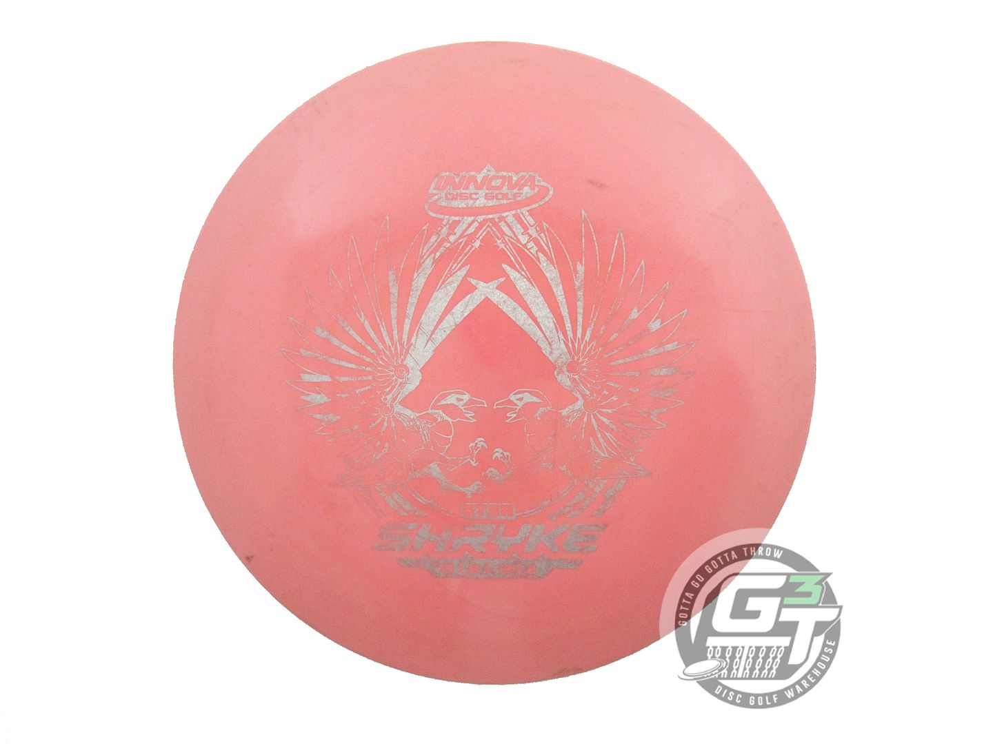 USED Innova Star Shryke 175g Pink Silver Glitter Foil Distance Driver Golf Disc