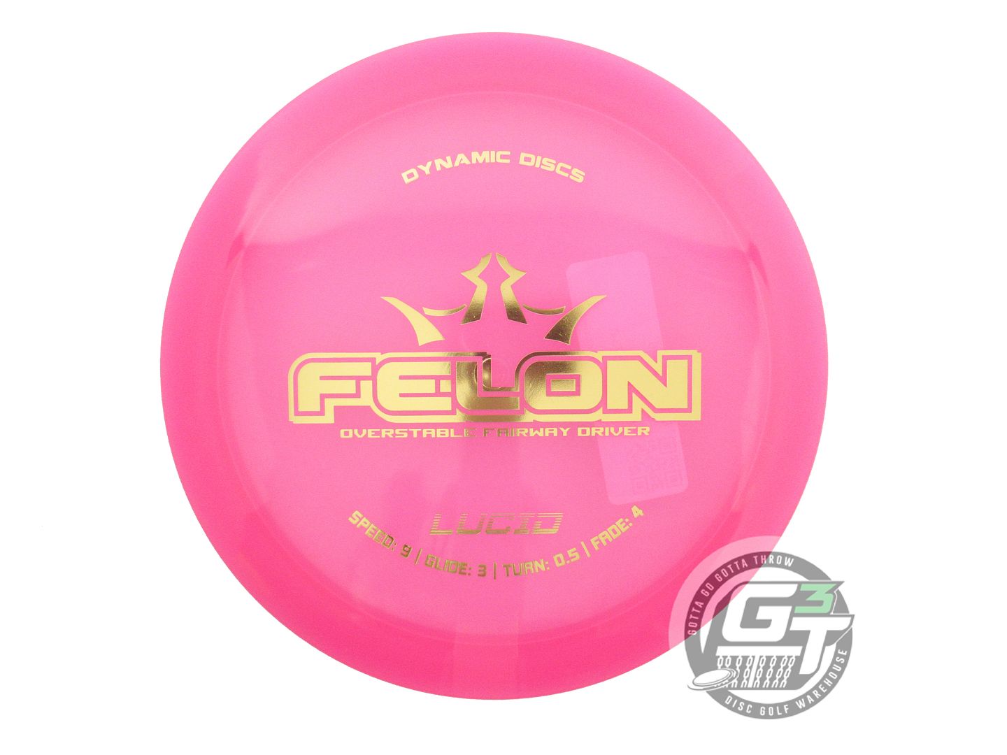 Dynamic Discs Lucid Felon Fairway Driver Golf Disc (Individually Listed)