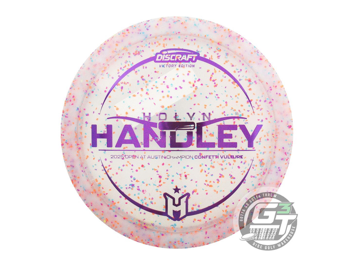 Discraft Limited Edition Victory Edition 2025 Open at Austin Champion Holyn Handley Swirl Elite Z Vulture Distance Driver Golf Disc (Individually Listed)
