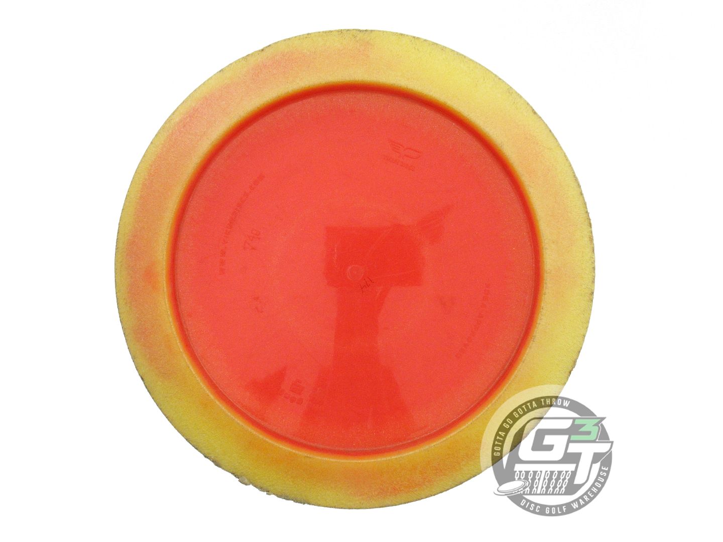 USED Yikun Disc Golf Glaze She Gong 174g Orange-Red Distance Driver Golf Disc