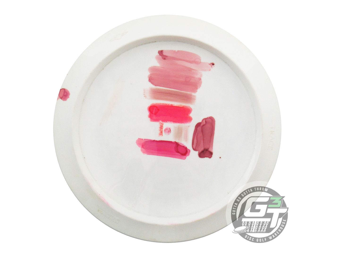 USED Streamline Discs Neutron Trace 169g White HOME DYED Distance Driver Disc