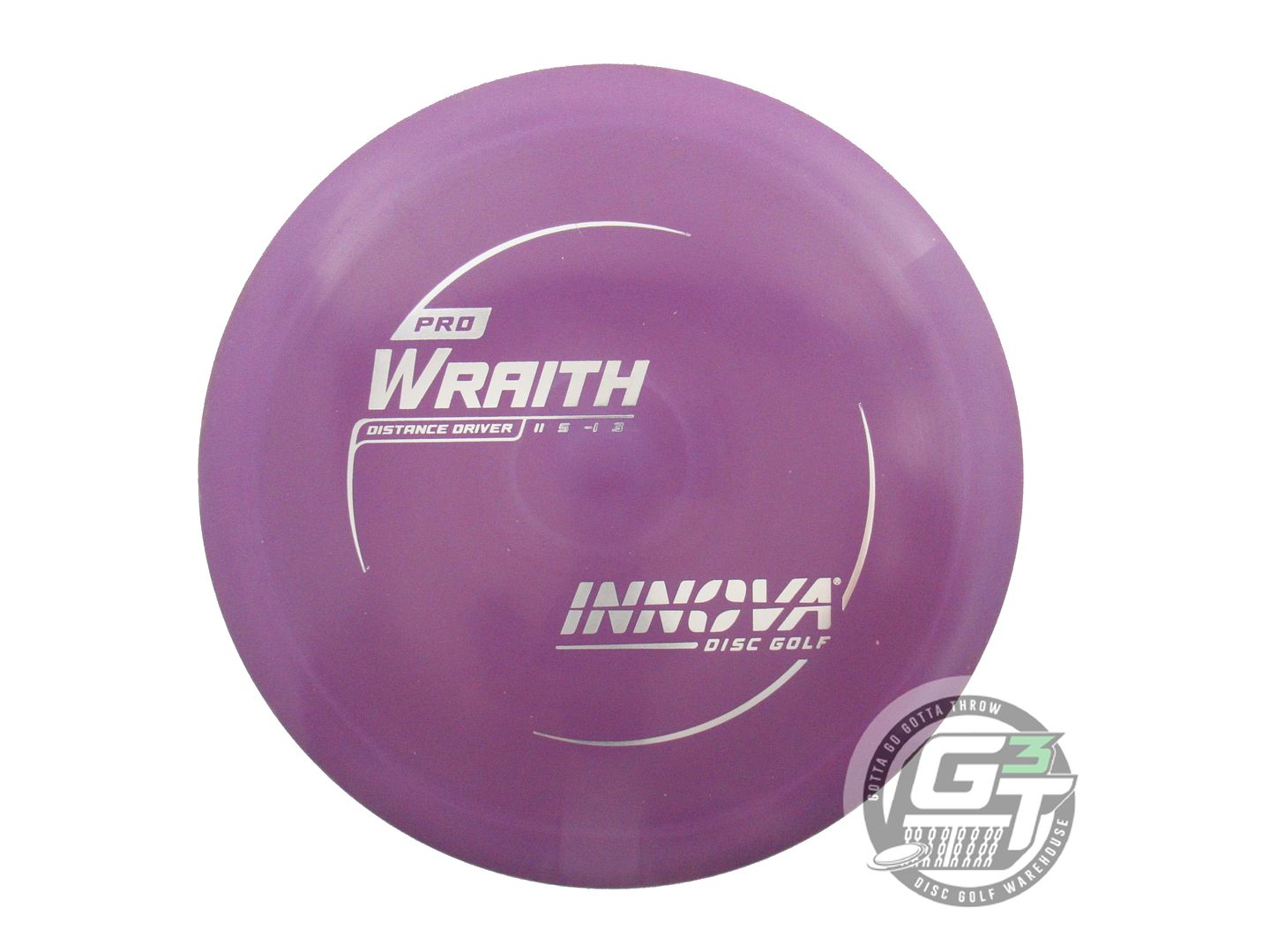 USED Innova Pro Wraith 168g Purple Silver Foil Distance Driver Golf Disc