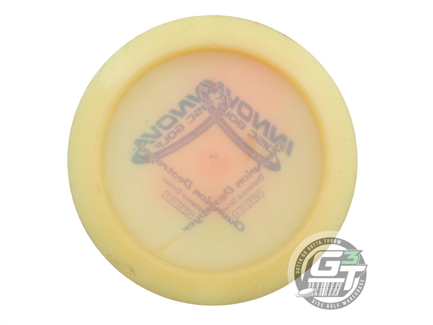 USED Innova X-OUT Champion Destroyer 174g Peach Distance Driver Golf Disc