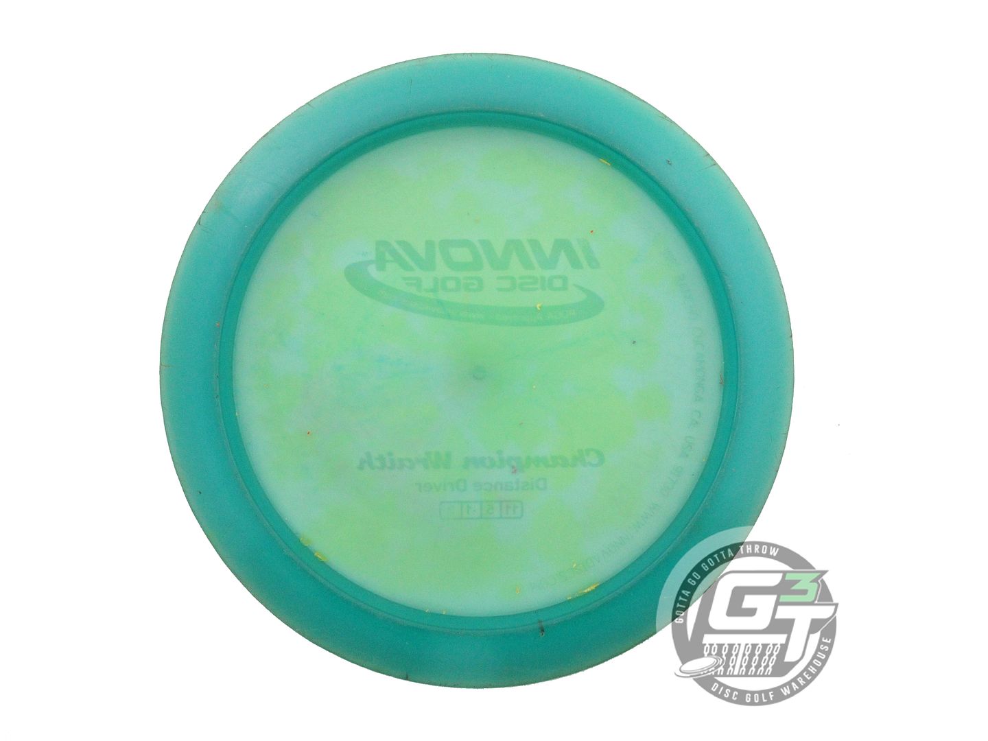 USED Innova Champion Wraith 174g Teal White Stamp Distance Driver Golf Disc