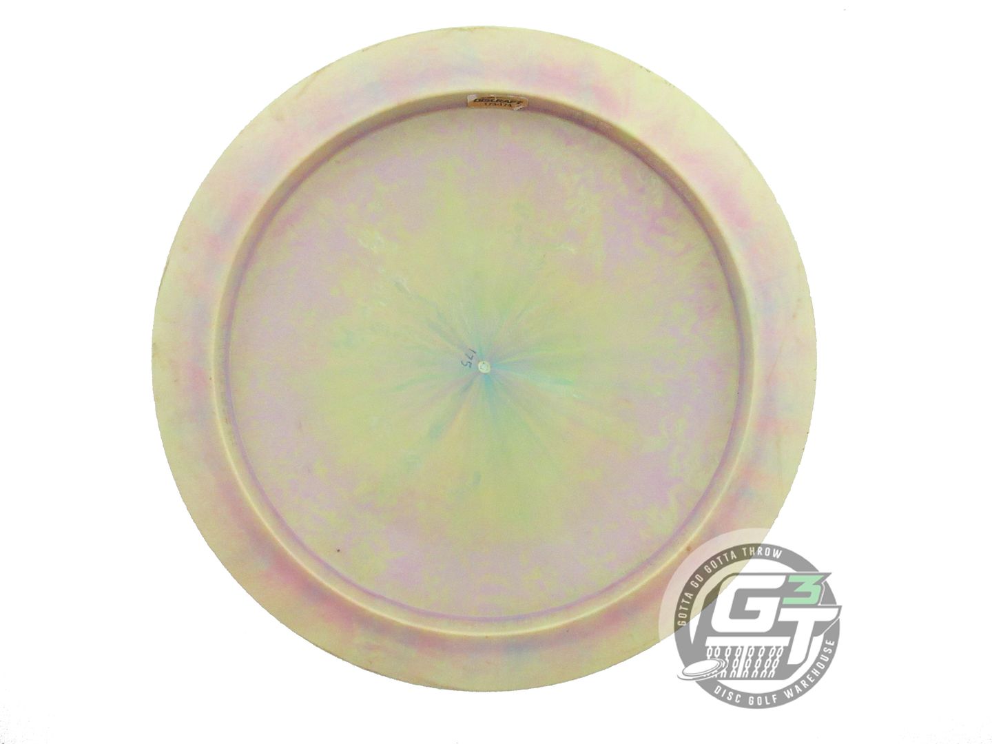 USED Discraft [McBETH] ESP Zeus 175g Yellow-Lilac Black Stamp Driver Golf Disc