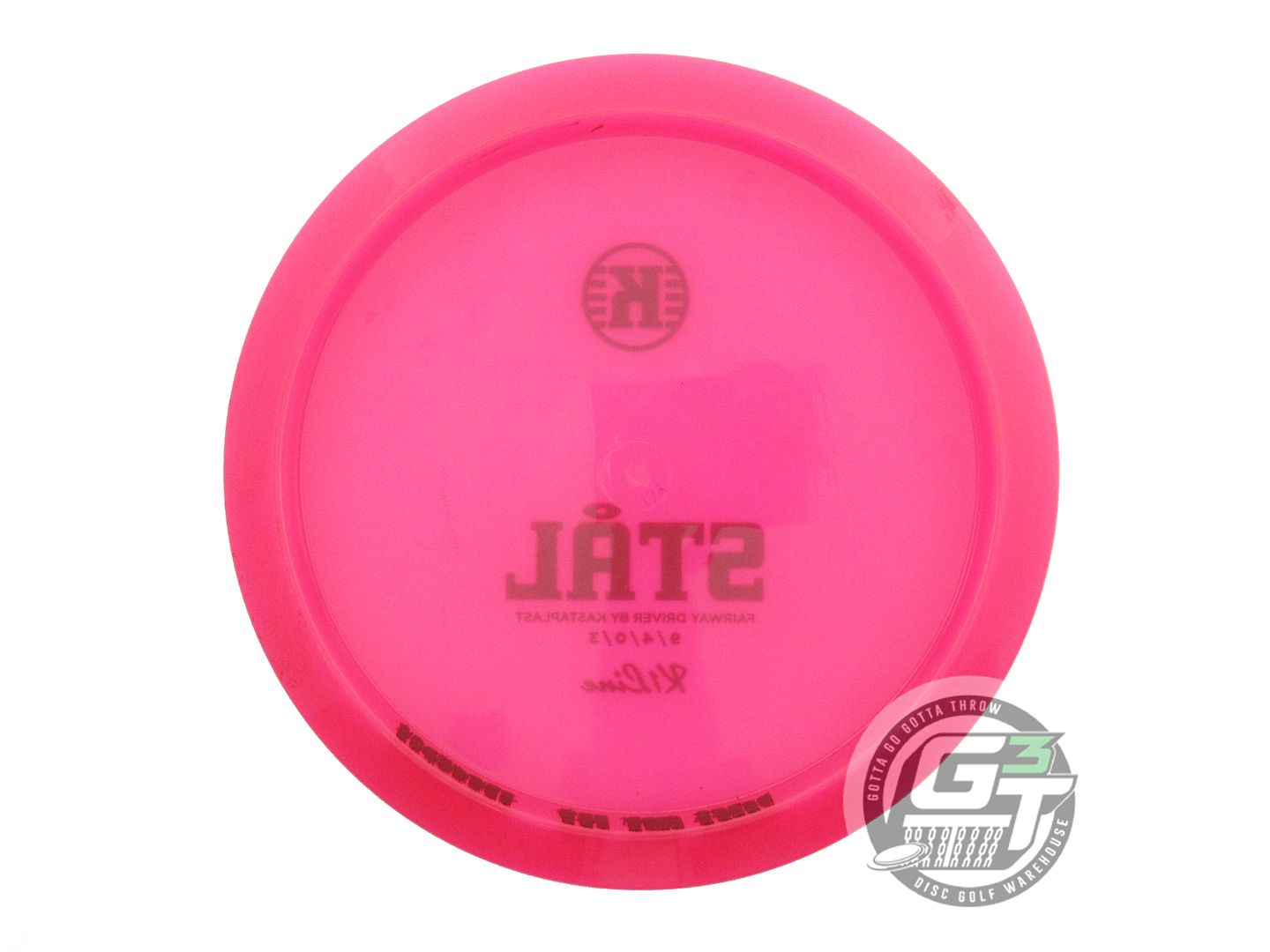 USED Kastaplast K1 Stal 172g Pink Black Stamp A Fairway Driver Golf Disc