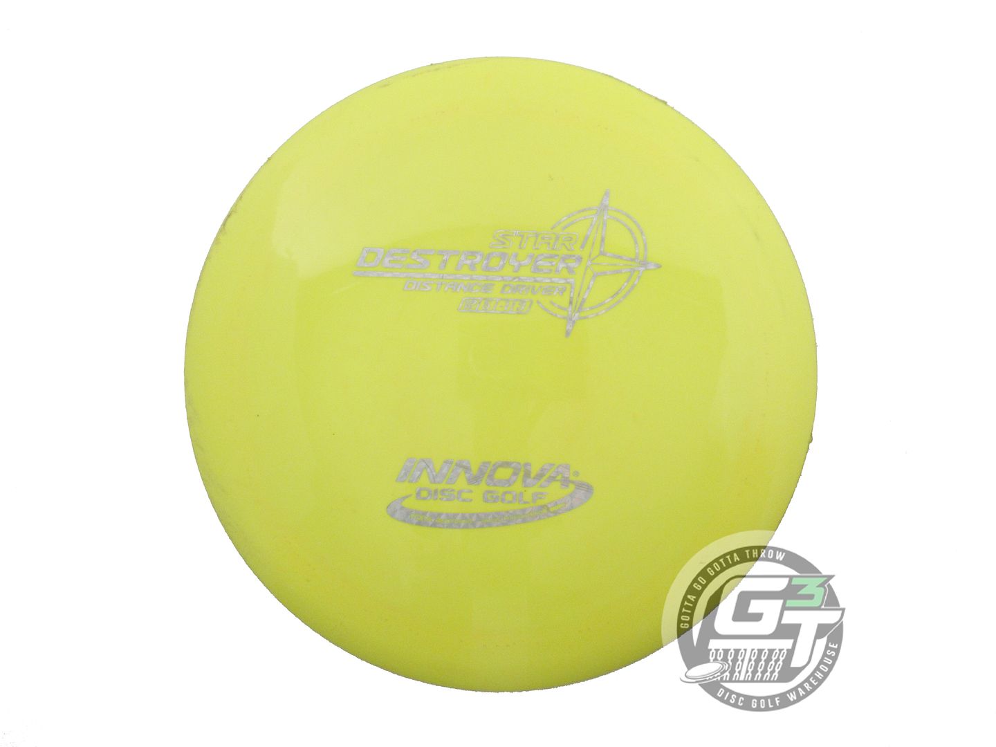 USED Innova Star Destroyer 172g Yellow Prism Foil Distance Driver Golf Disc