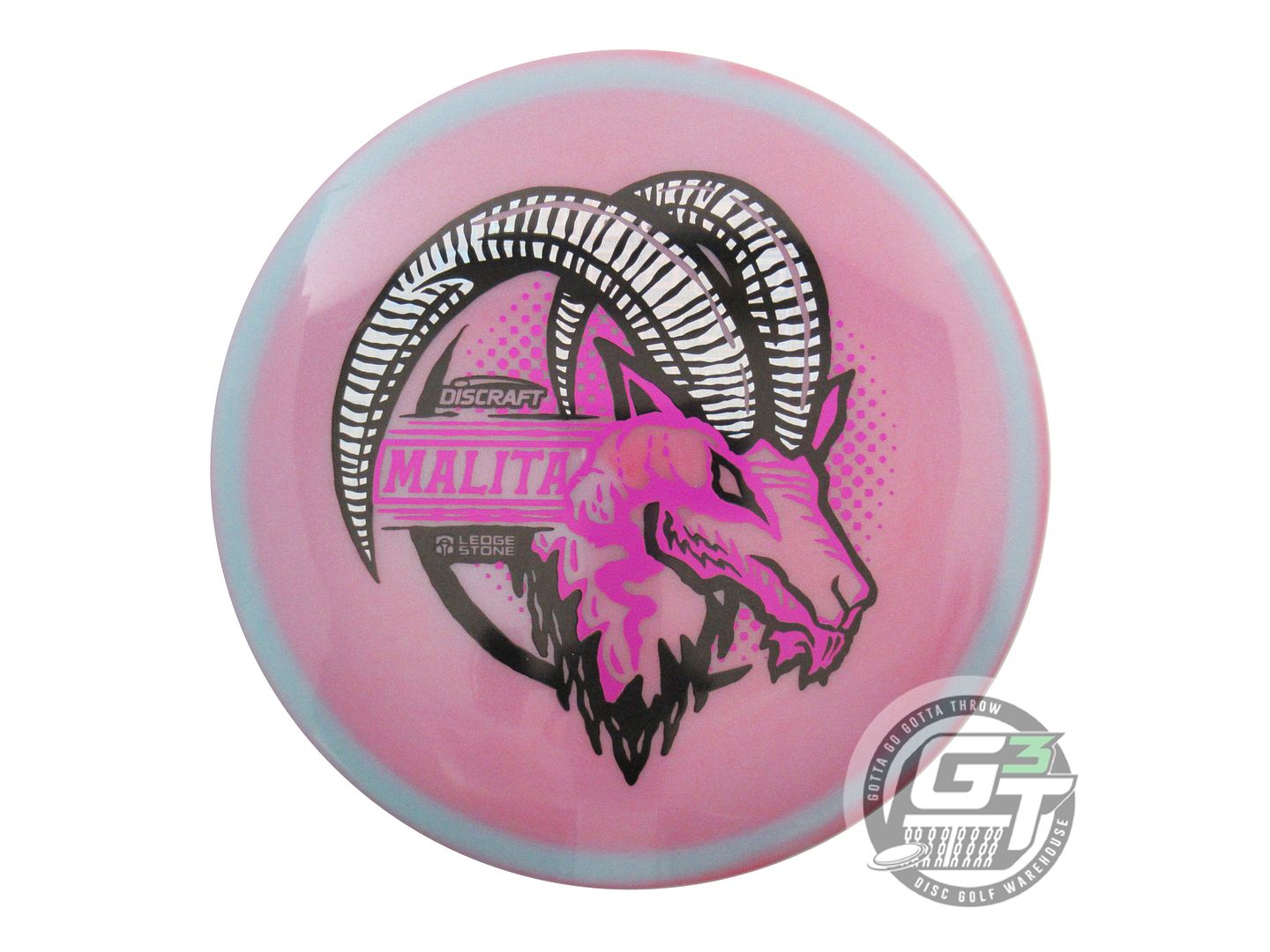 USED Discraft [LEDGESTONE] ColorShift ESP Malita 173g Teal-Pink Midrange Disc