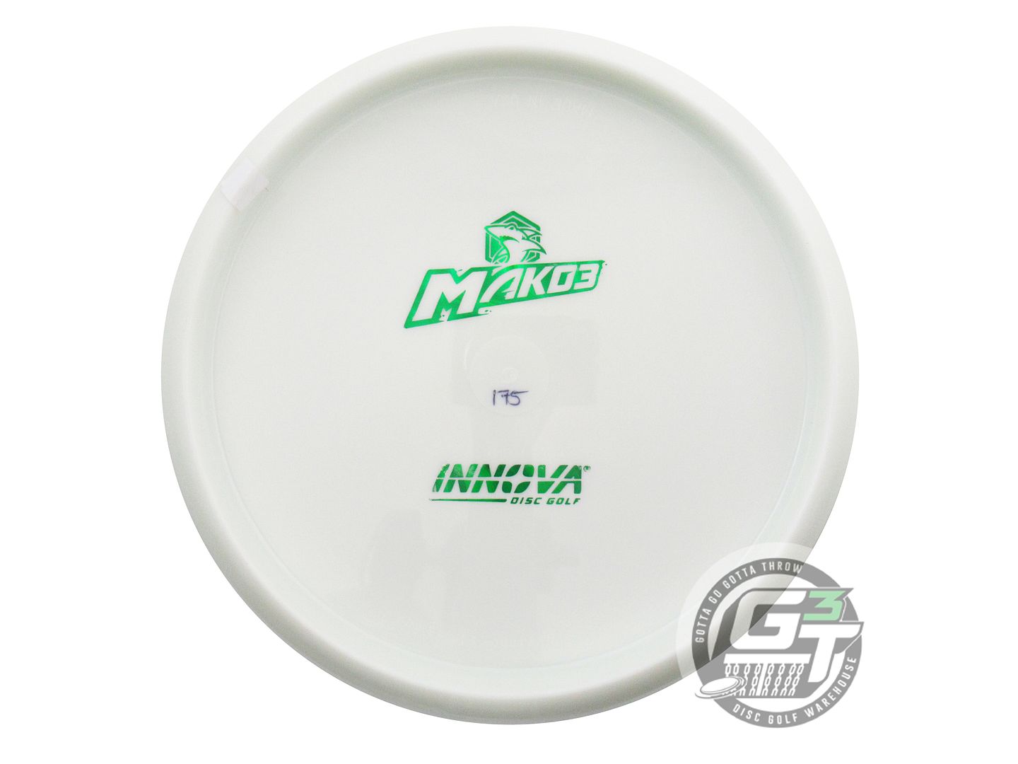 Innova White Bottom Stamp Star Mako3 Midrange Golf Disc (Individually Listed)