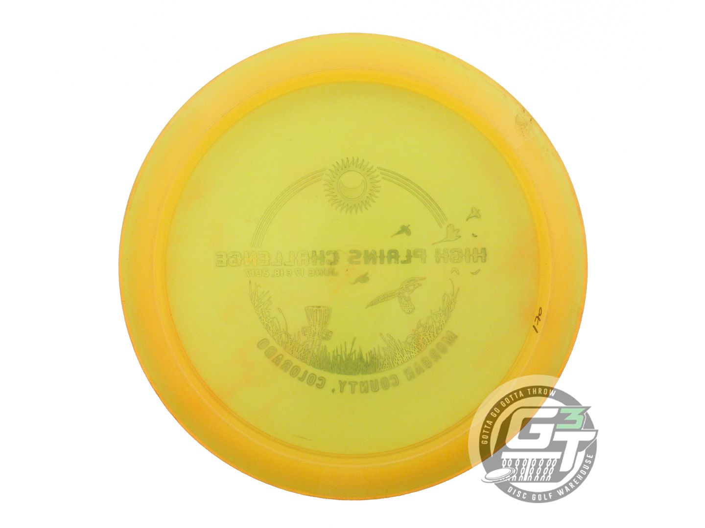 USED Innova Champion Firebird 170g Marigold Black Stamp Distance Driver Disc