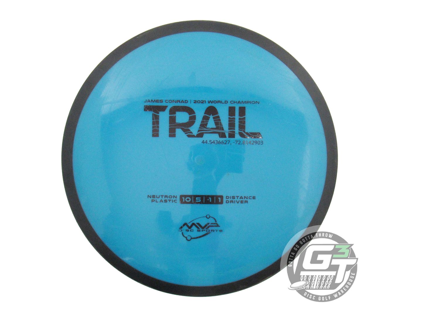 USED MVP Disc Sports Neutron Trail 173g Teal Distance Driver Golf Disc