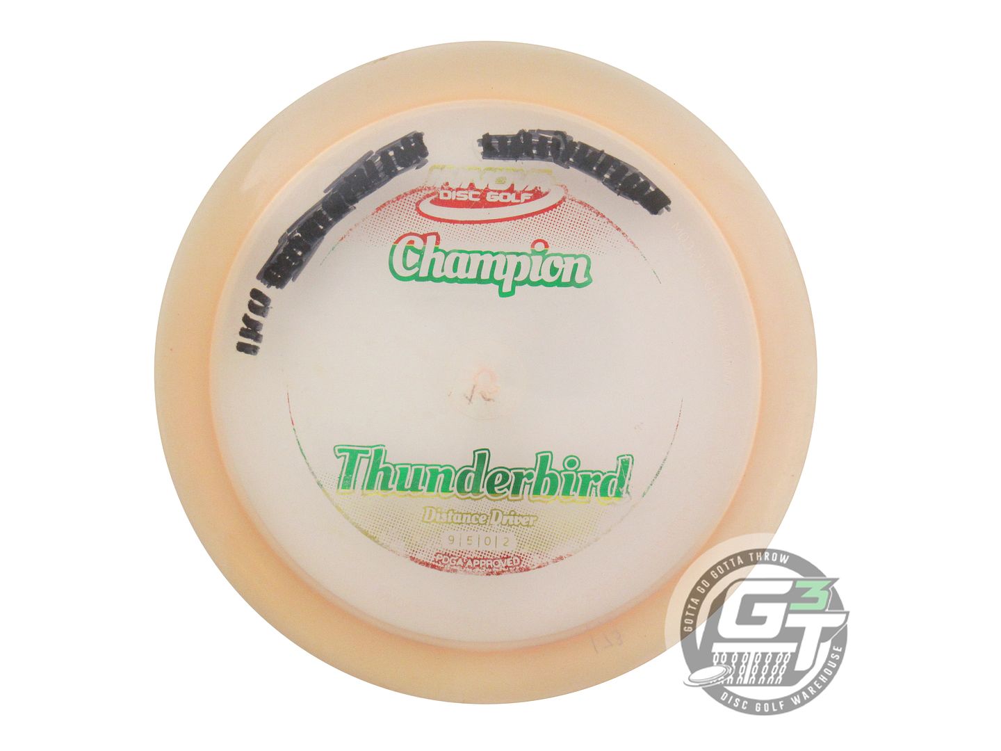 USED Innova Champion Thunderbird 173g Lt. Peach Rasta Foil Distance Driver Disc