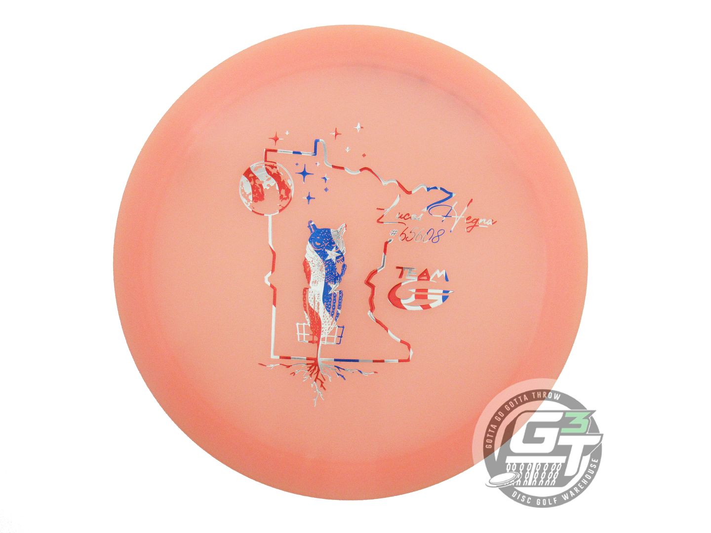 NOS Gateway Hyper-Diamond Blade 173g Peach Flag Foil Fairway Driver Golf Disc