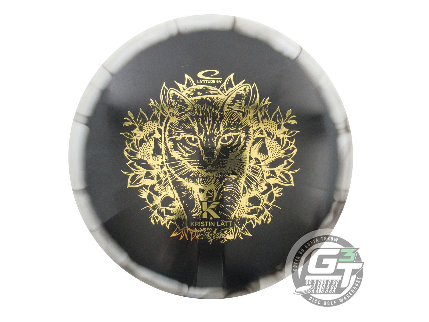Latitude 64 Limited Edition 2025 Team Series Kristin Latt Gold Orbit Claymore Midrange Golf Disc (Individually Listed)