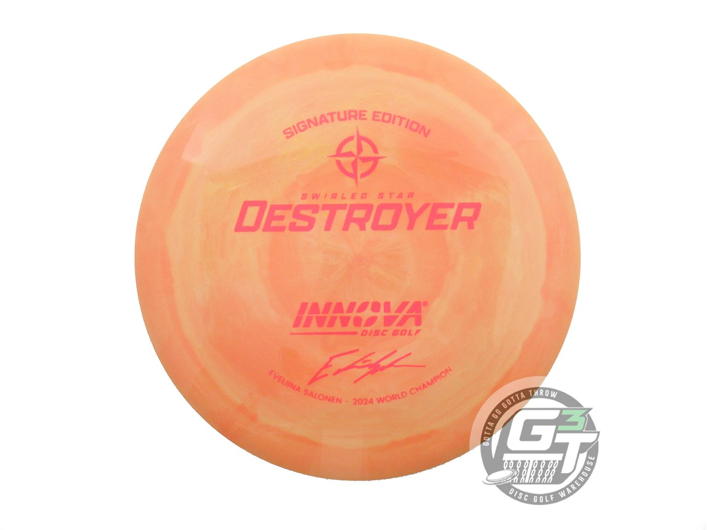 Innova Signature Edition Eveliina Salonen 1X Swirled Star Destroyer Distance Driver Golf Disc (Individually Listed)