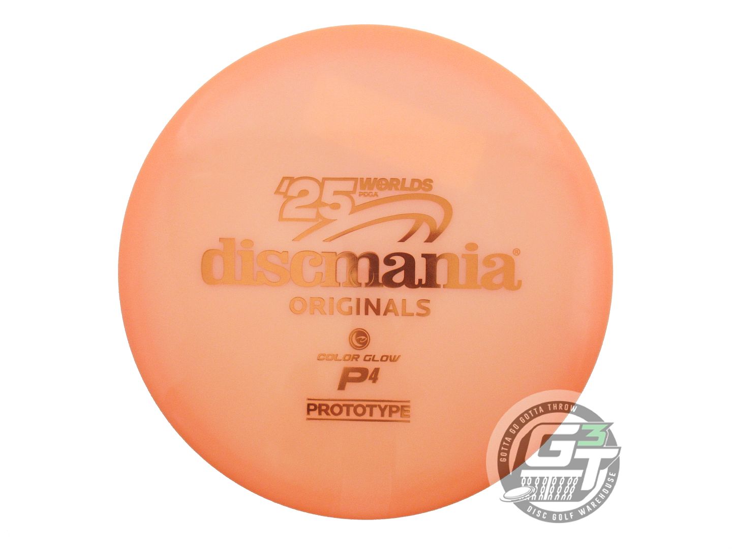Discmania Limited Edition 2025 PDGA World Championships Prototype Color Glow C-Line P4 Putt & Approach Putter Golf Disc (Individually Listed)