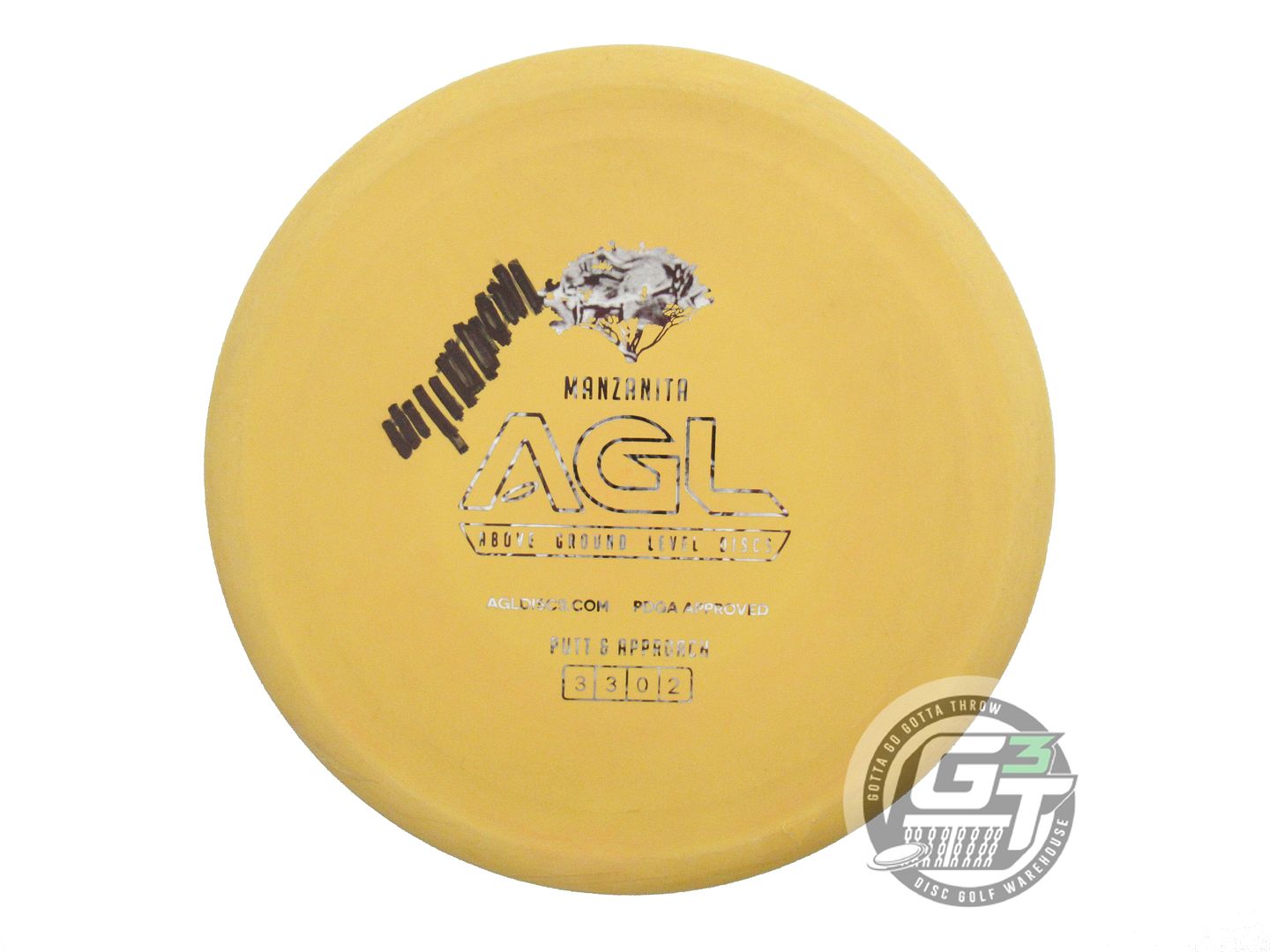 USED Above Ground Level Woodland Manzanita 170g Marigold Snake Foil Putter Disc