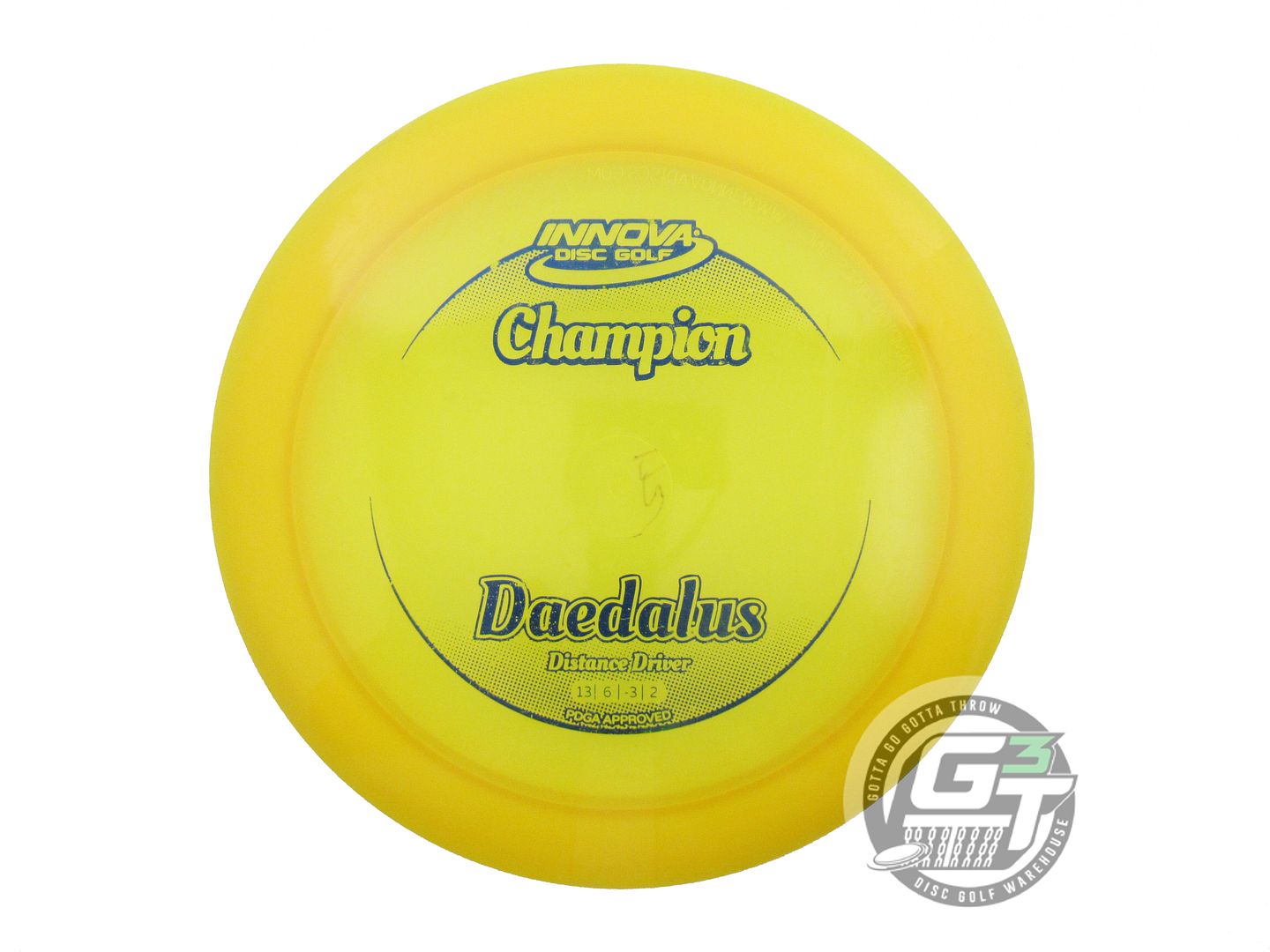 USED Innova Champion Daedalus 172g Marigold Blue Foil Distance Driver Golf Disc