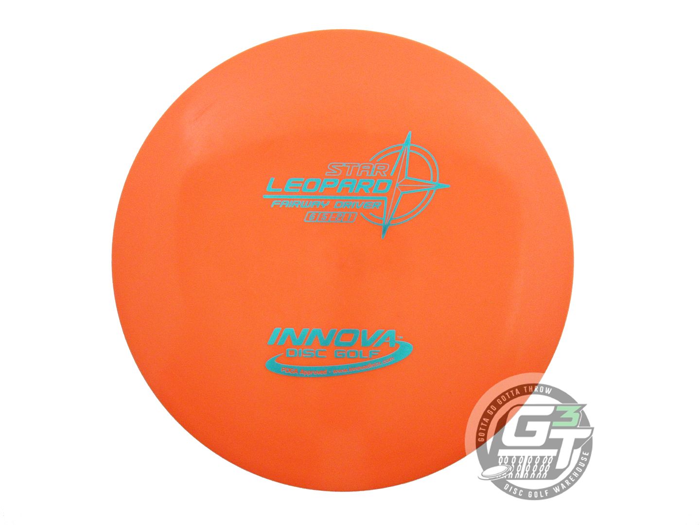 USED Innova Star Leopard 175g Orange Teal Foil Fairway Driver Golf Disc