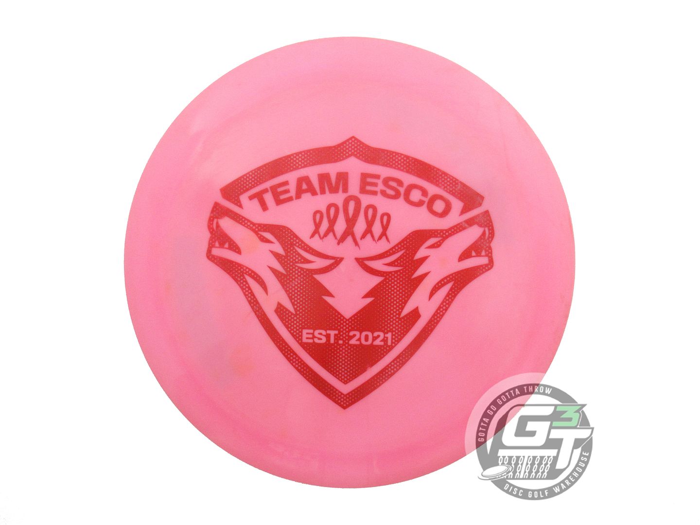 USED Dynamic Discs Fuzion Raider 173g Pink Red Foil Distance Driver Golf Disc