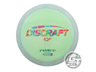 USED Discraft ESP Force 175g Blue-Lime Fireworks Foil Distance Driver Golf Disc