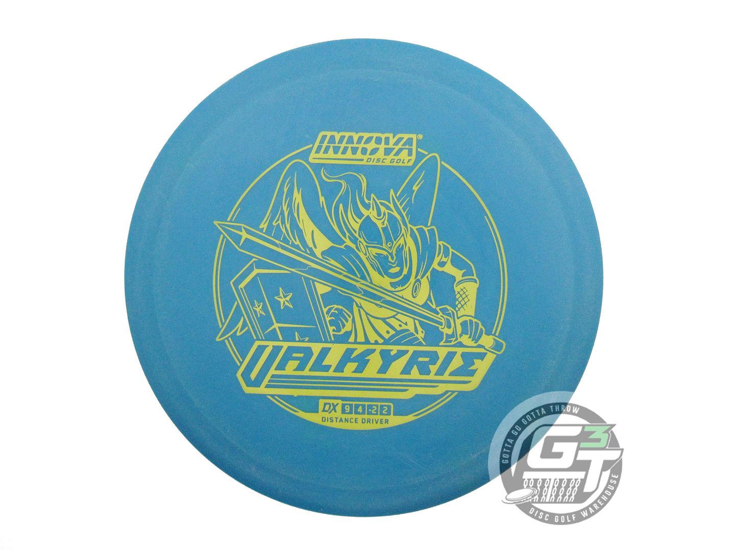 USED Innova DX Valkyrie 175g Blue Yellow Stamp Distance Driver Golf Disc