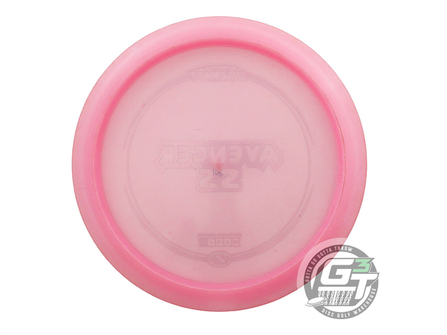 USED Discraft Z Avenger SS 168g Pink Pink Holo Foil Distance Driver Golf Disc