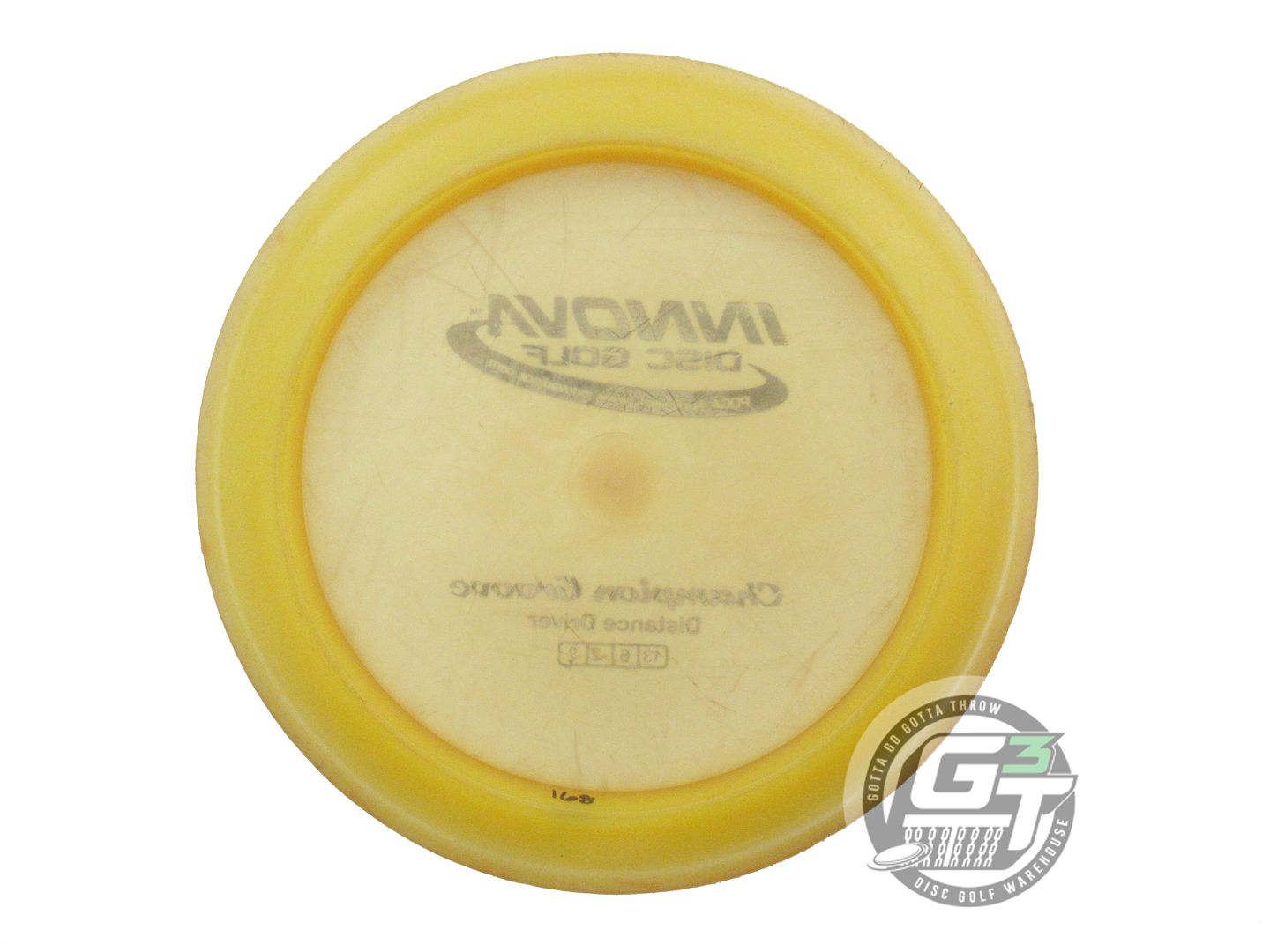USED Innova Champion Groove 168g Yellow Blue Stamp Distance Driver Golf Disc