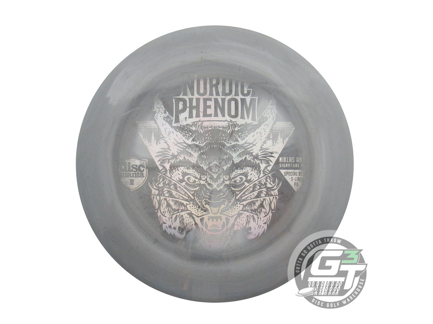USED DiscMania NORDIC PHENOM Special Blend S-Line PD 176g Gray Driver Golf Disc