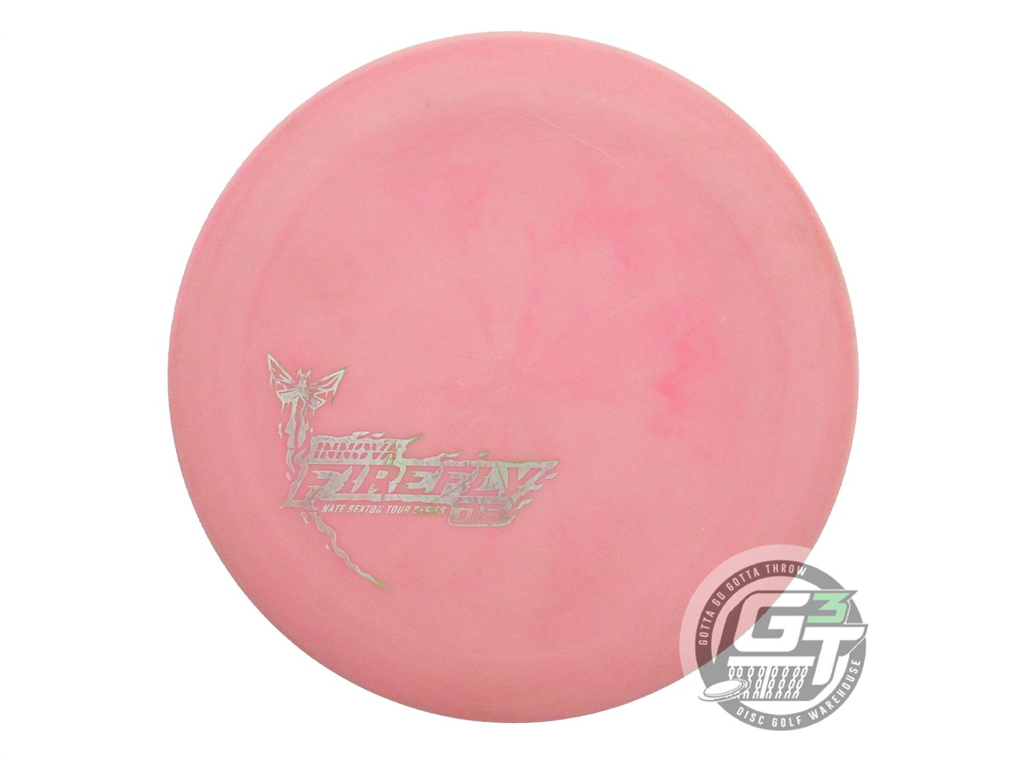 USED Innova [SEXTON] Glow Nexus Firefly 176g Pink Silver Foil Putter Golf Disc
