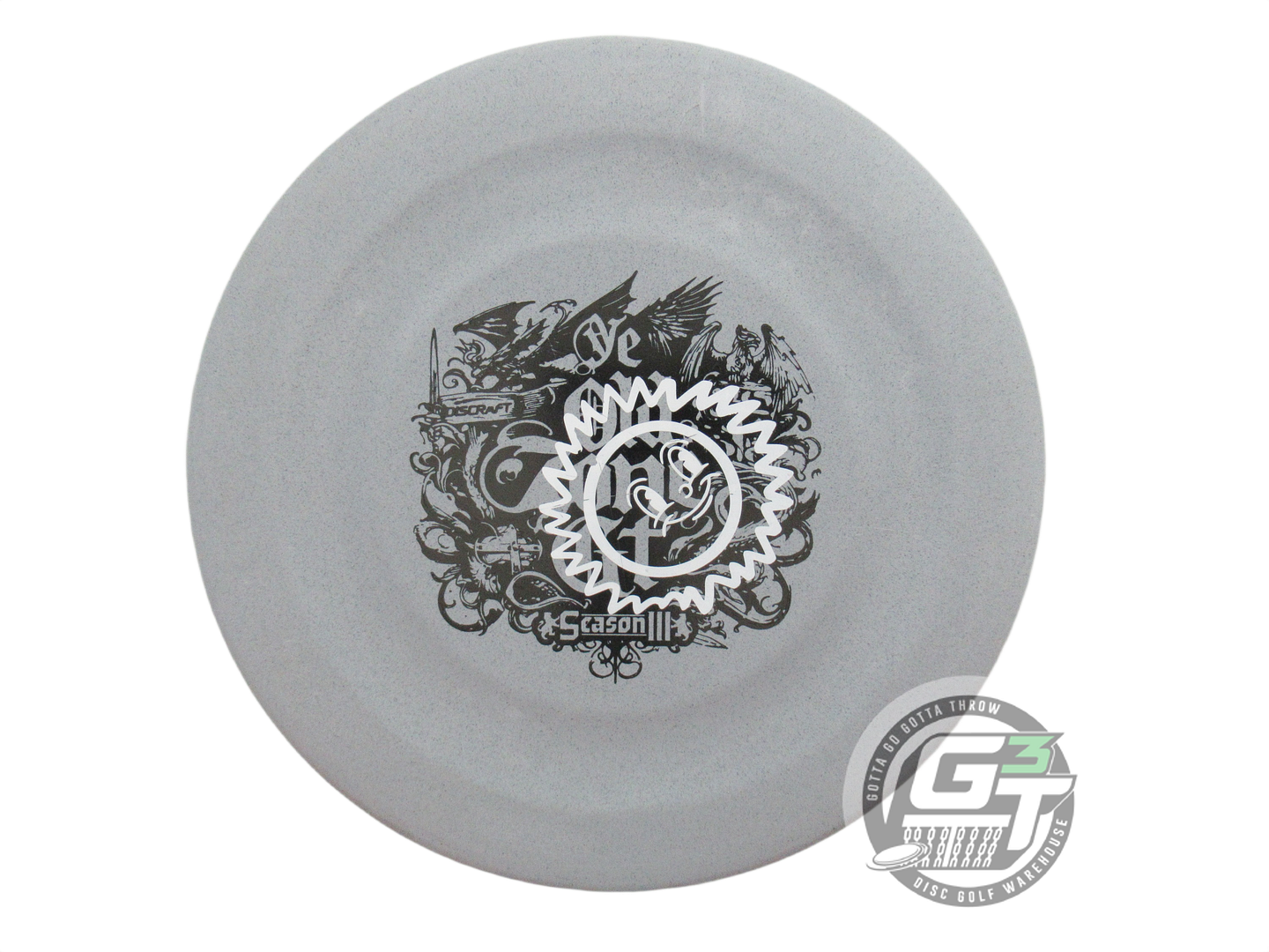 USED Discraft X-OUT [LEDGESTONE] Rubber Blend Zone 173g Gray Putter Golf Disc