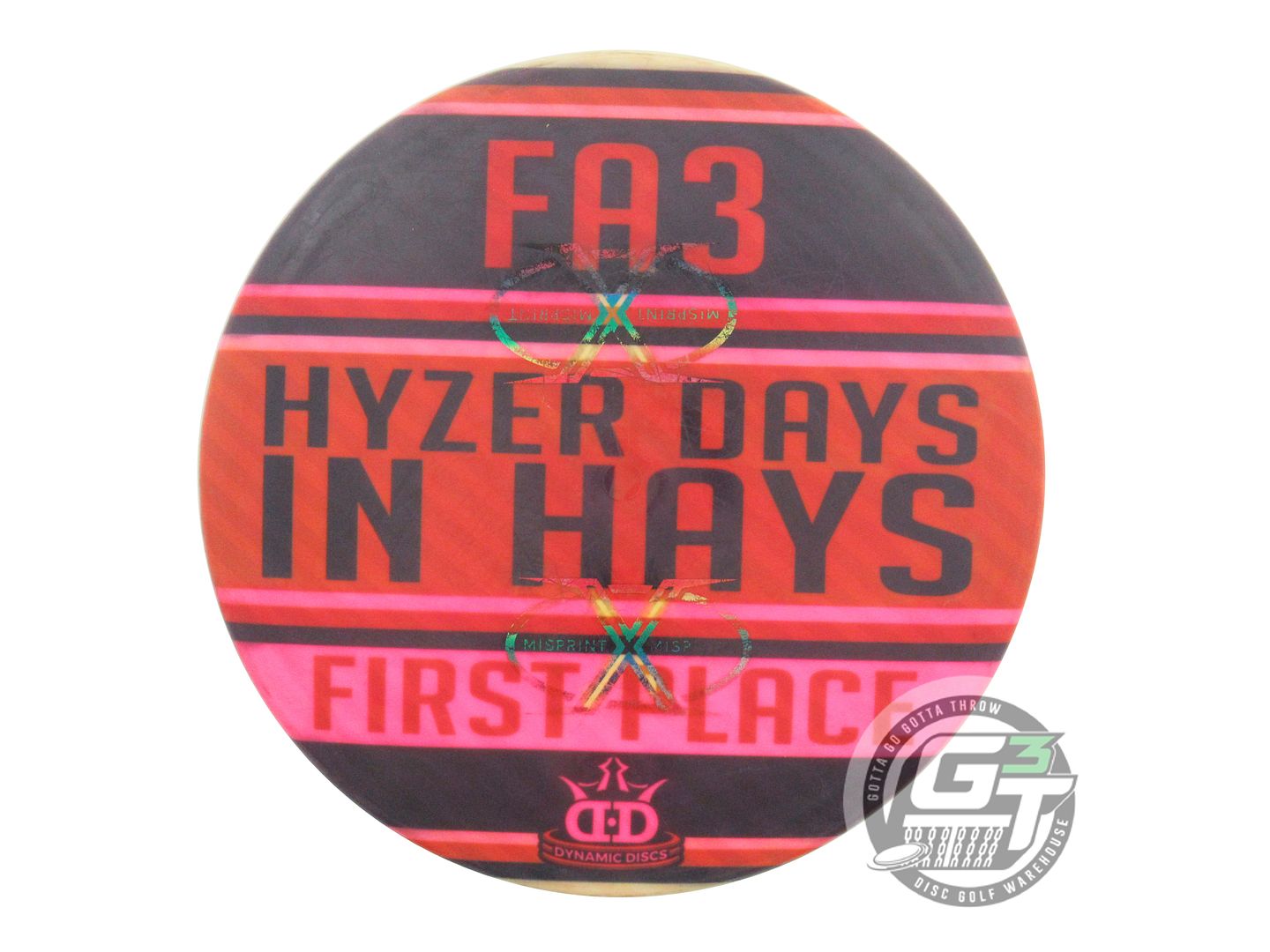 USED Westside Discs X-OUT Tournament Harp 174g White HYZER DAYS Putter Golf Disc