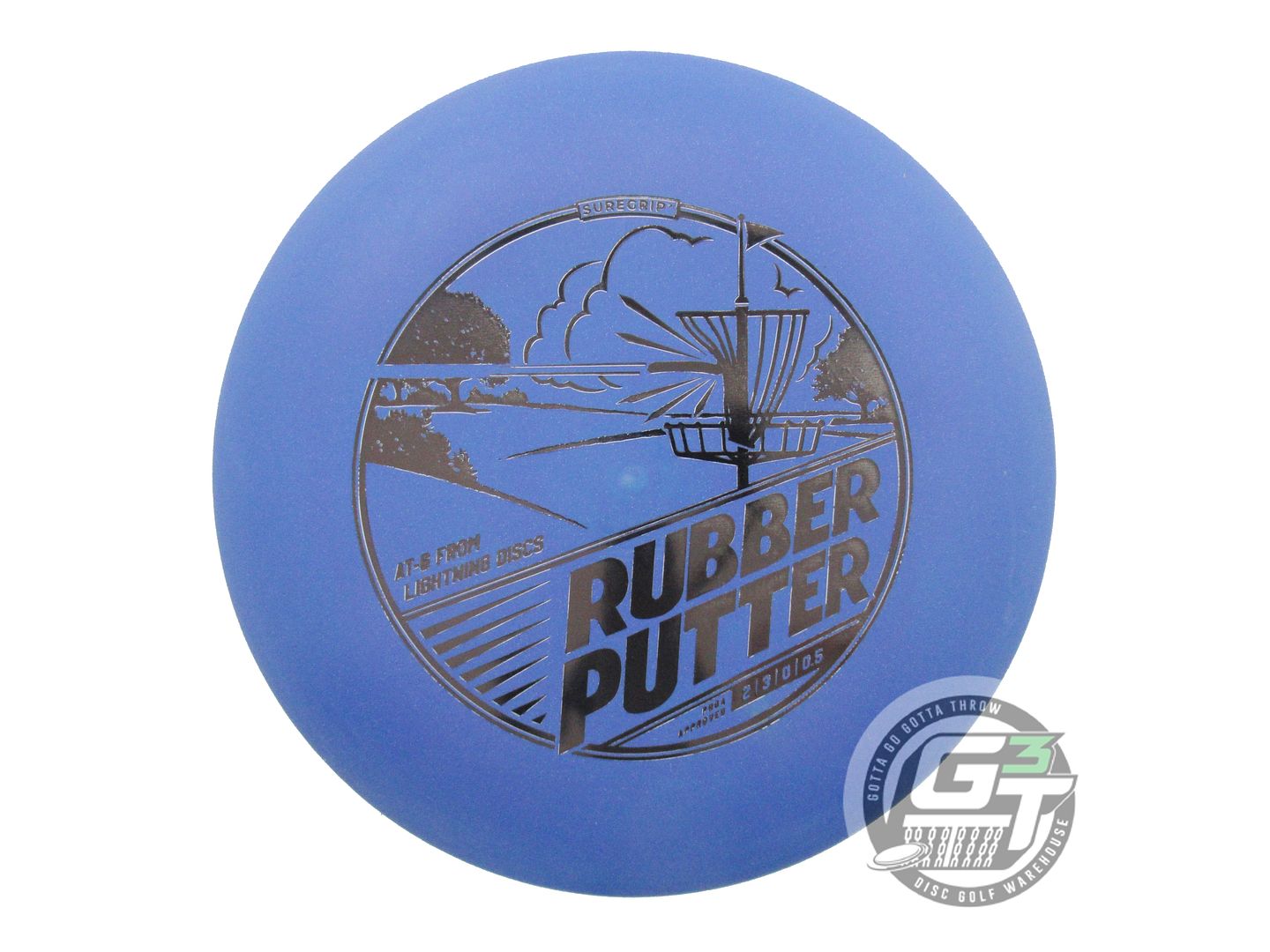 Lightning Sure Grip Rubber Putter Golf Disc (Individually Listed)