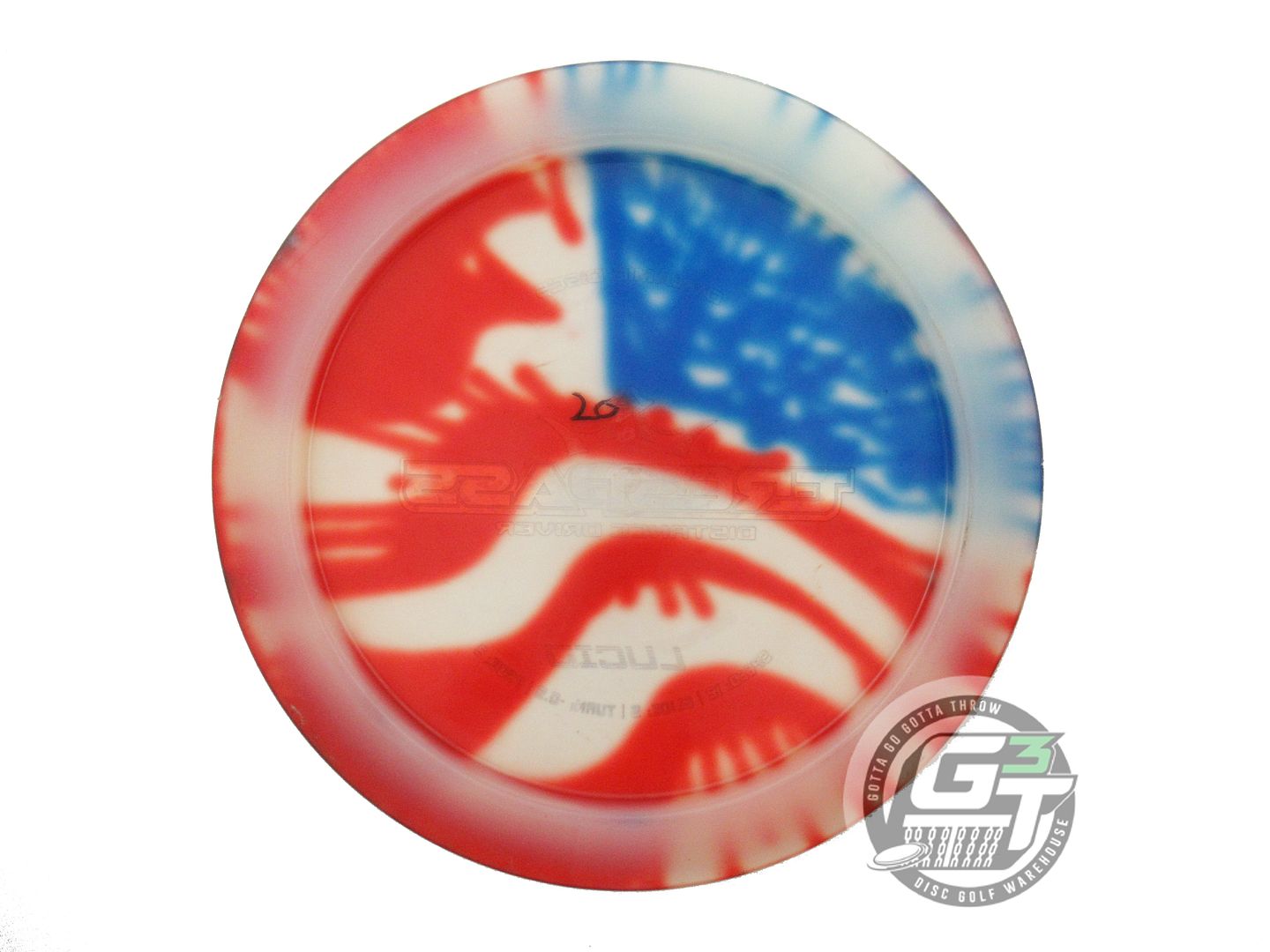 USED Dynamic Discs MyDye Lucid Trespass 174g Flag Distance Driver Golf Disc