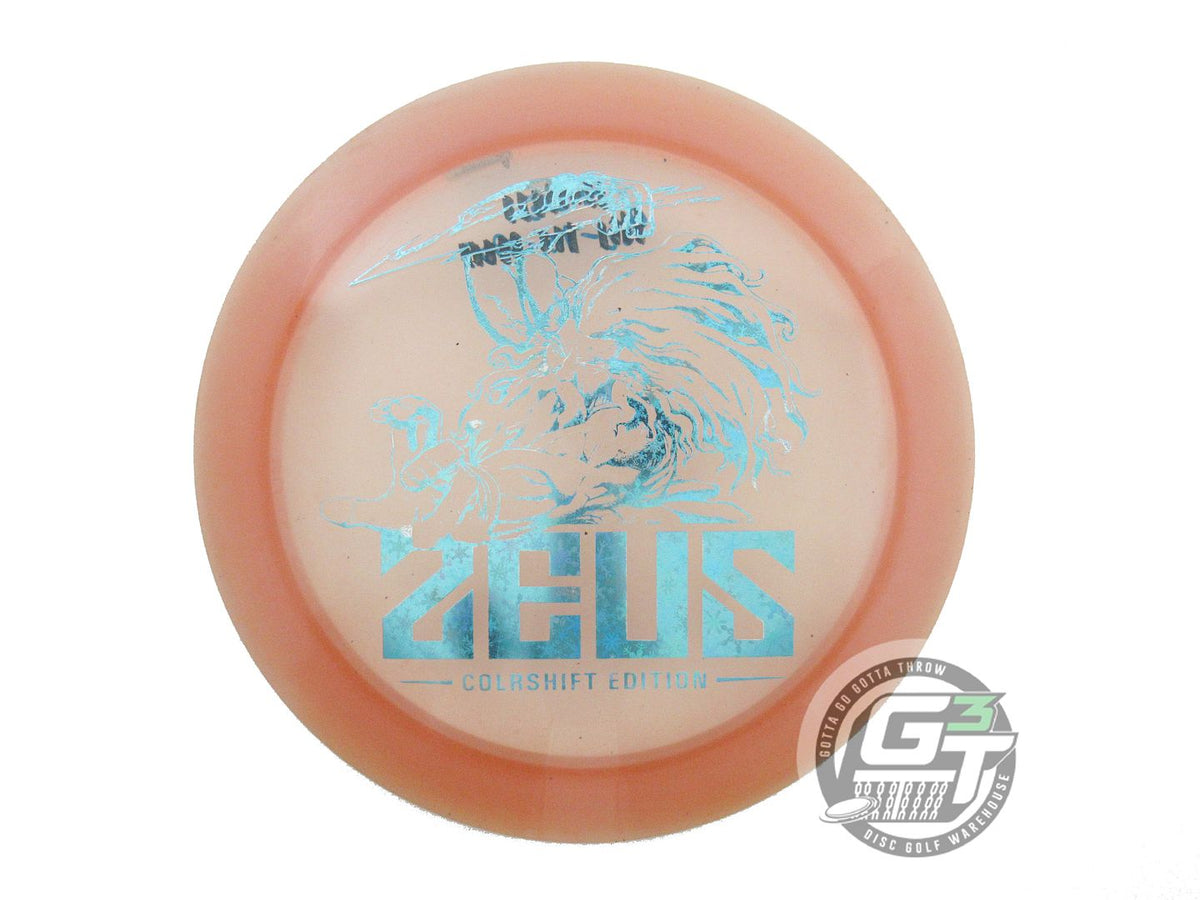 USED Discraft ColorShift Z Zeus 171g Peach Snowflake Foil Driver Golf Disc