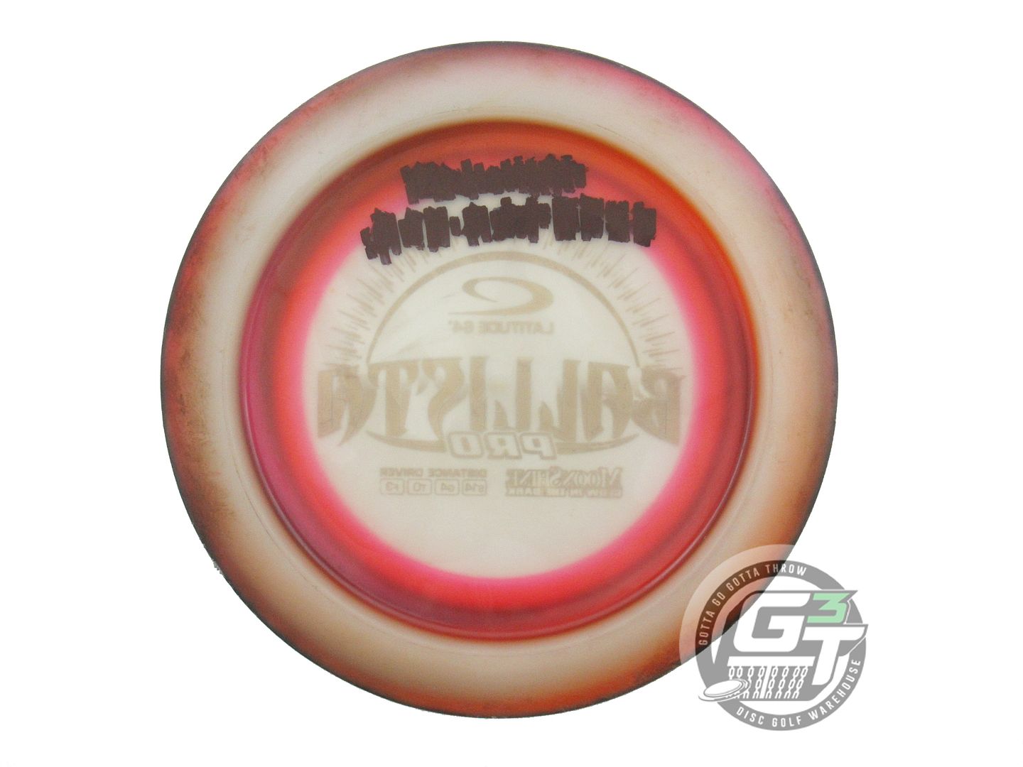 USED Latitude 64 Opto Moonshine Ballista Pro 174g HOME DYED Distance Driver Disc