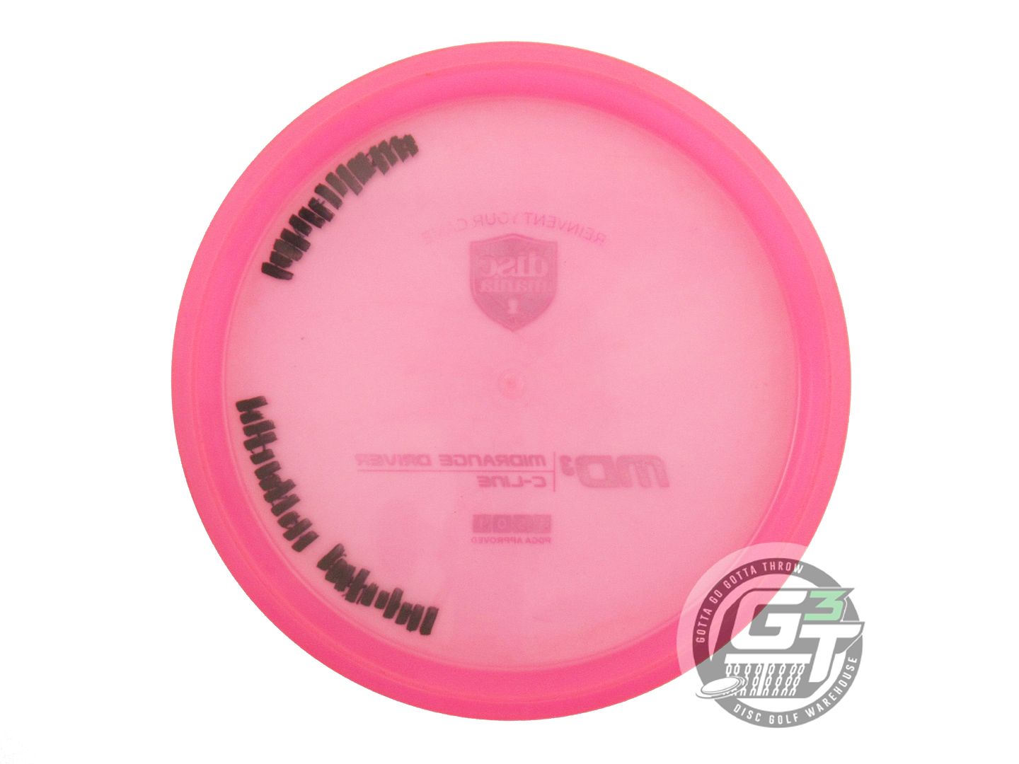 USED DiscMania C-Line MD3 176g Pink Purple Foil Midrange Golf Disc